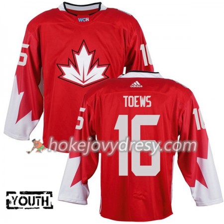 Dětské Hokejový Dres Kanada Jonathan Toews 16 Světový pohár v ledním hokeji 2016 Červená